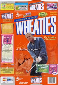 Arnold Palmer Signed 2000 Wheaties Box 
